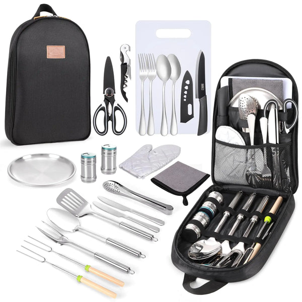 Camping Cooking Utensils Set – Outdoor Kitchen Essentials