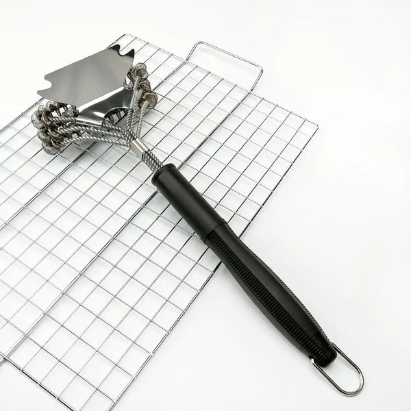 Stainless Steel BBQ Grill Brush Set